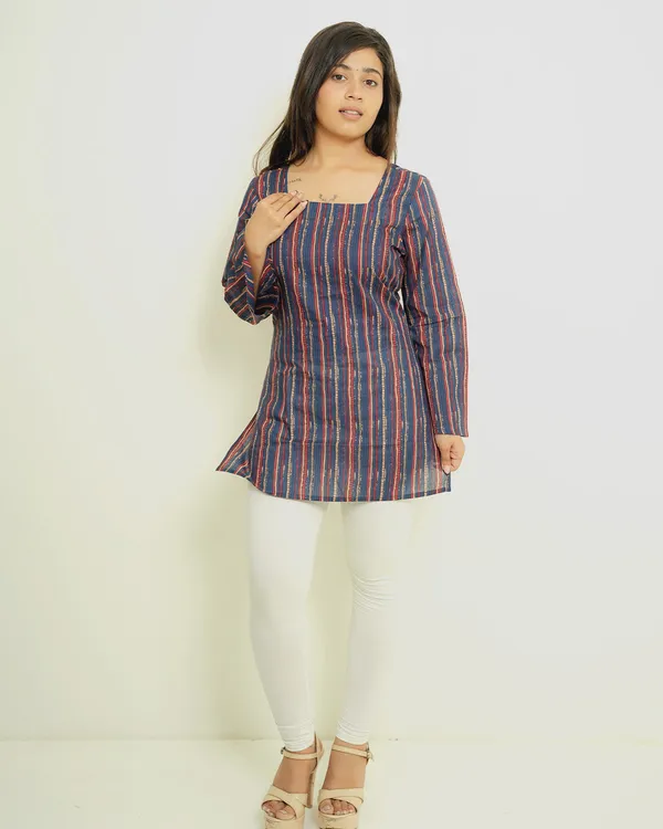 Multicolor_Cotton_Short_Kurti_Combo_Set