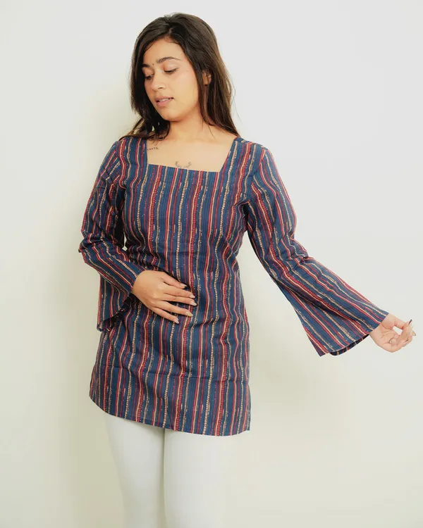 Multicolor_Cotton_Short_Kurti_Combo_Set