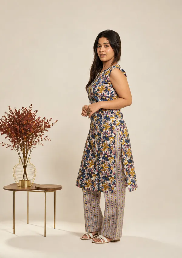 Aarohi_Multicolour_Floral_Co_Ord_Set_Floral_Cotton