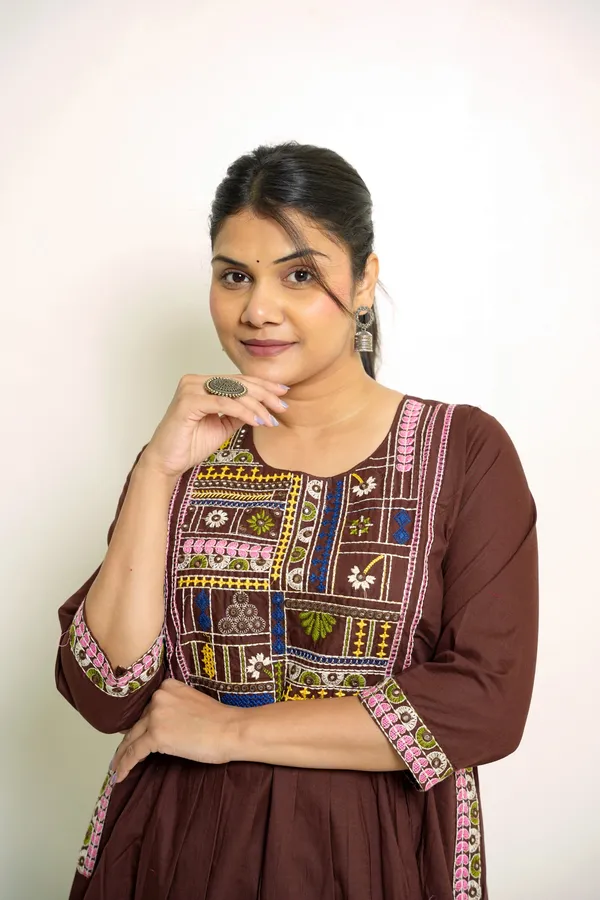 Mridula_Chocolate_Brown_Embroidered_Anarkali_Set_Brown
