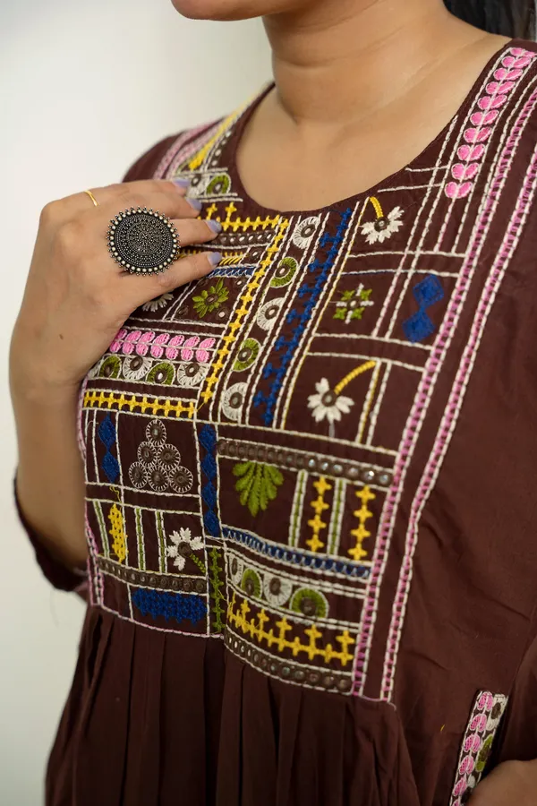 Mridula_Chocolate_Brown_Embroidered_Anarkali_Set_Brown