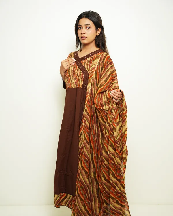 Vasudha_Chocolate_Brown_Printed_Anarkali_Set_With_Dupatta_Cotton