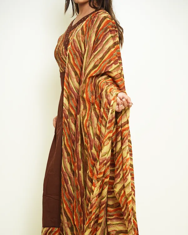Vasudha_Chocolate_Brown_Printed_Anarkali_Set_With_Dupatta_Cotton