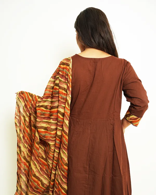 Vasudha_Chocolate_Brown_Printed_Anarkali_Set_With_Dupatta_Cotton