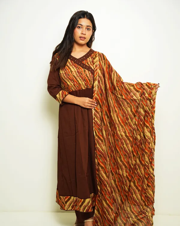 Vasudha_Chocolate_Brown_Printed_Anarkali_Set_With_Dupatta_Cotton