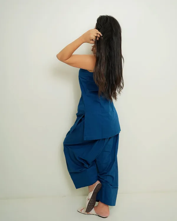 Neerja_Peacock_Blue_Top_Farshi_Salwar_Co_Ord_Set_Cotton