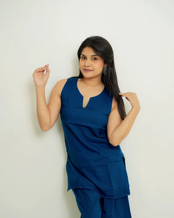 Neerja_Peacock_Blue_Top_Farshi_Salwar_Co_Ord_Set_Cotton