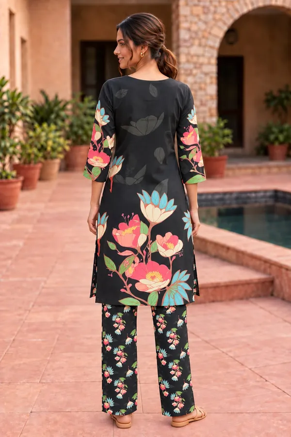 Black_Floral_Straight_Kurta_Set_for_Women