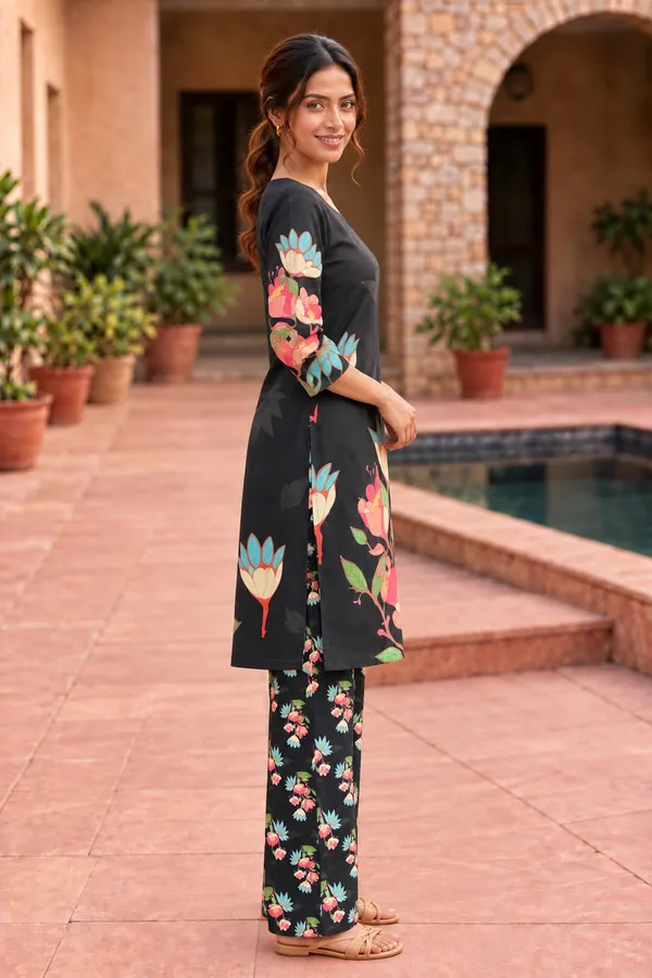 Black_Floral_Straight_Kurta_Set_for_Women