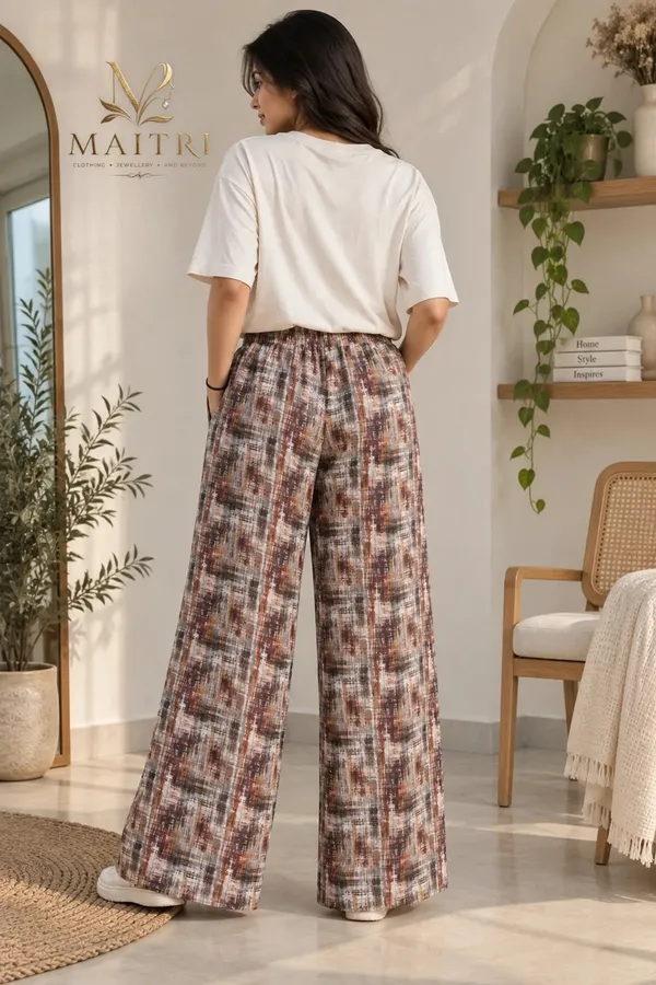 Brown_Printed_Wide_Leg_Pants_for_Women