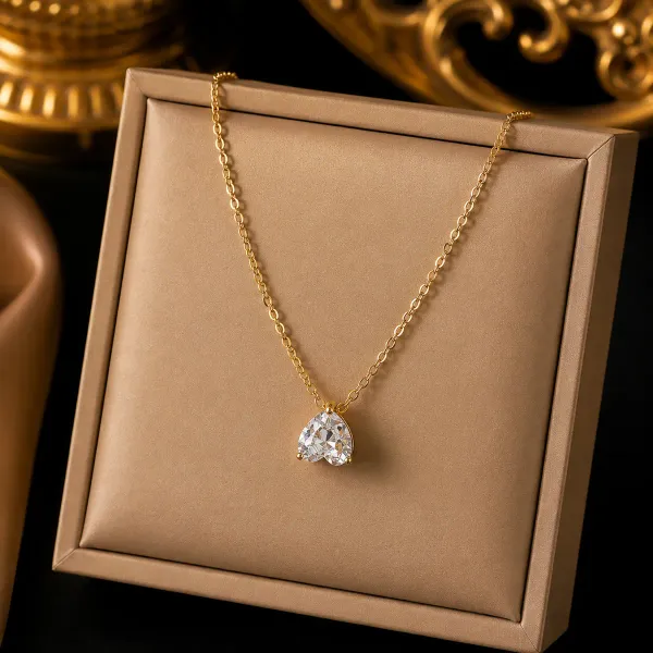 Golden_Stainless_Steel_Open_Heart_Pendant_Necklace_For_Women
