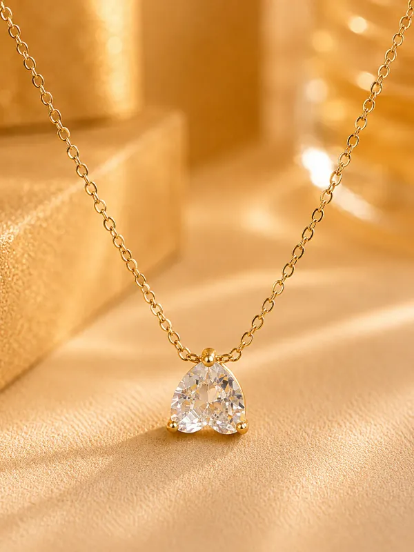 Golden_Stainless_Steel_Open_Heart_Pendant_Necklace_For_Women
