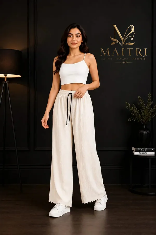 Off_White_Lycra_Pleated_Trouser_For_Women