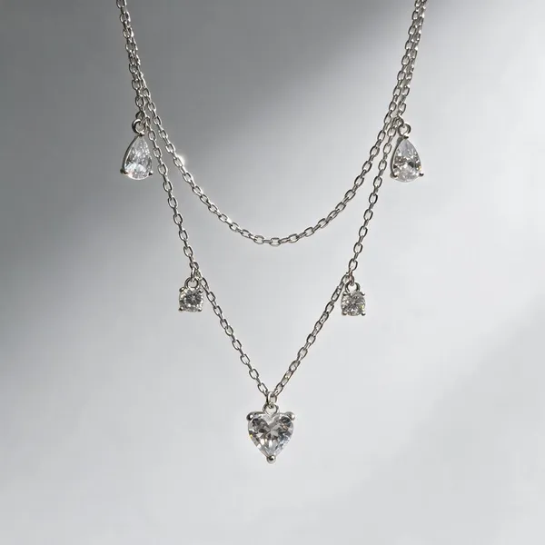 Silver_925_Layered_Heart_Pendant_Necklace_For_Women