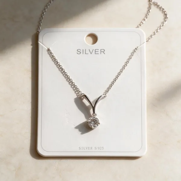 Silver_925_Y-Shape_Stone_Pendant_Necklace_For_Women