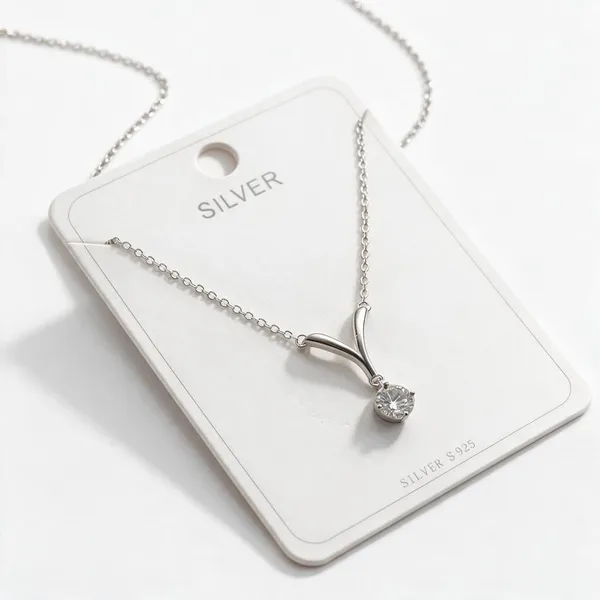 Silver_925_Y-Shape_Stone_Pendant_Necklace_For_Women