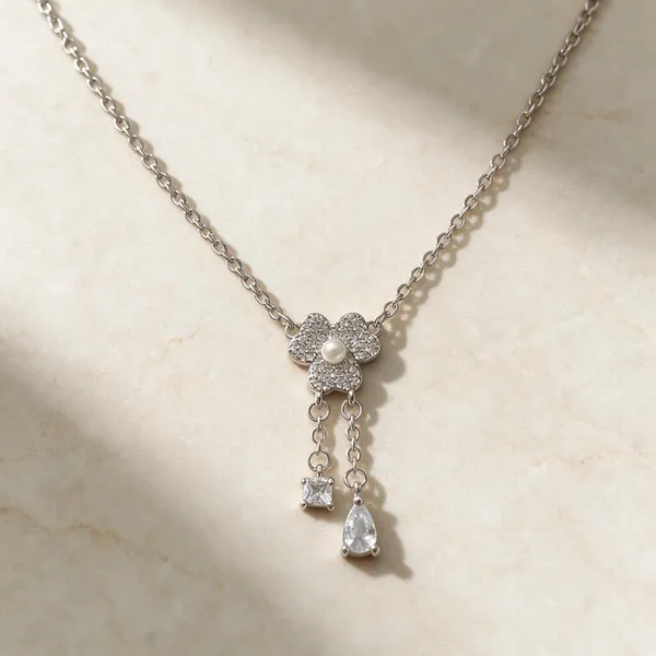 Silver_925_Floral_Stone_Pendant_Necklace_For_Women