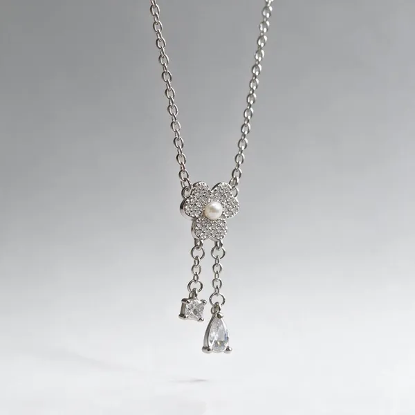 Silver_925_Floral_Stone_Pendant_Necklace_For_Women