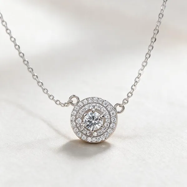 Silver_925_Round_Stone_Circular_Pendant_Necklace_For_Women