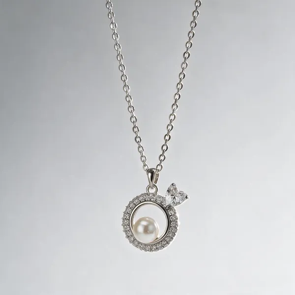 Silver_925_Pearl_Stone_Round_Pendant_Necklace_For_Women