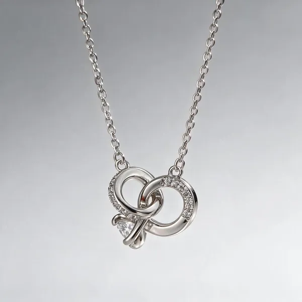 Silver_925_Interlocking_Circle_Pendant_Necklace_For_Women