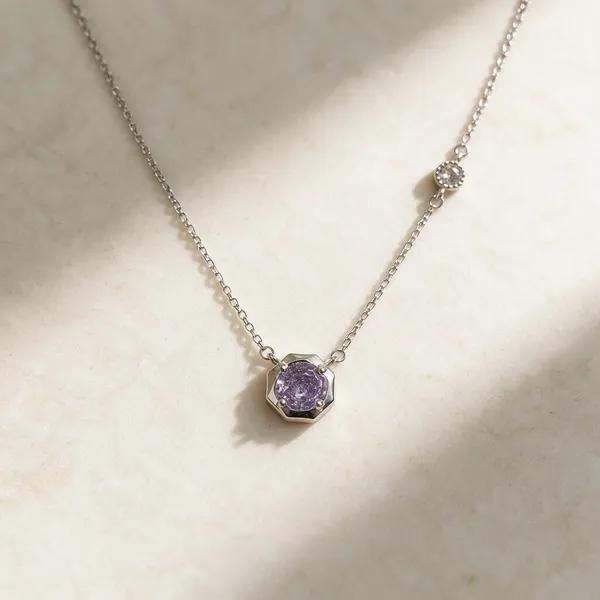 Silver_925_Purple_Crystal_Round_Pendant_Necklace_For_Women
