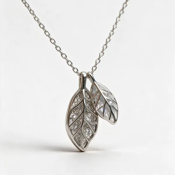 Silver_925_Openwork_Leaf_Pendant_Necklace_For_Women