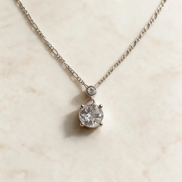 Silver_925_Round_Clear_Stone_Pendant_Necklace_For_Women