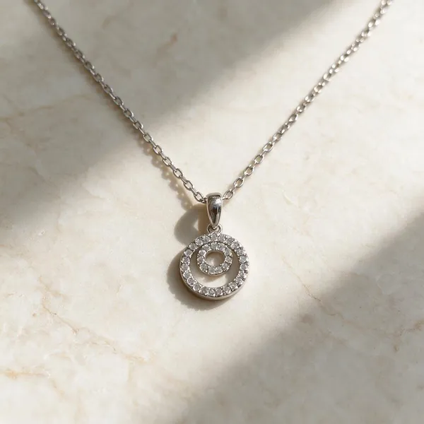 Silver_925_Circular_Smile_Motif_Pendant_Necklace_For_Women