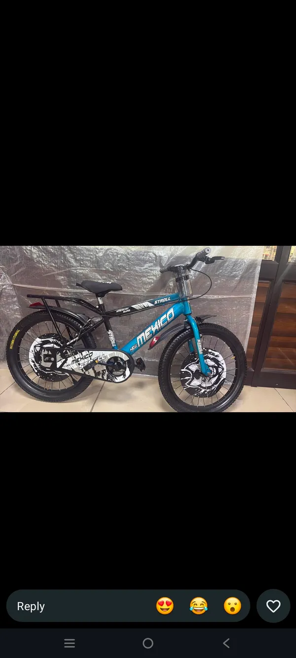 Blue_Black_Mountain_Bicycle_With_Rear_Carrier