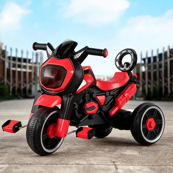Red_Plastic_Sporty_Ride-On_Tricycle_For_Kids