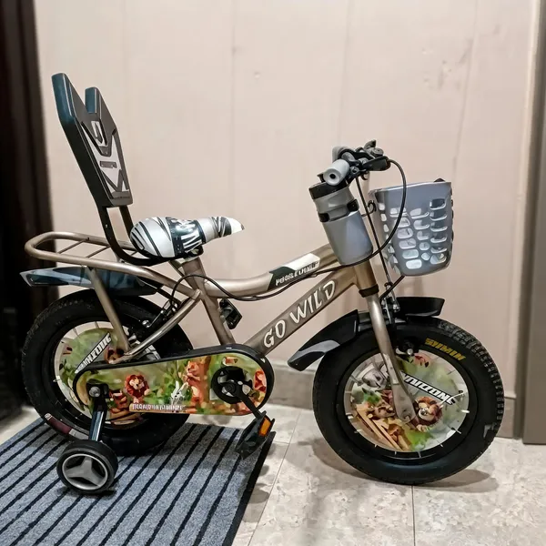 Multicolor_Steel_Frame_14-16_Inch_Bicycle_With_Training_Wheels_For_Kids