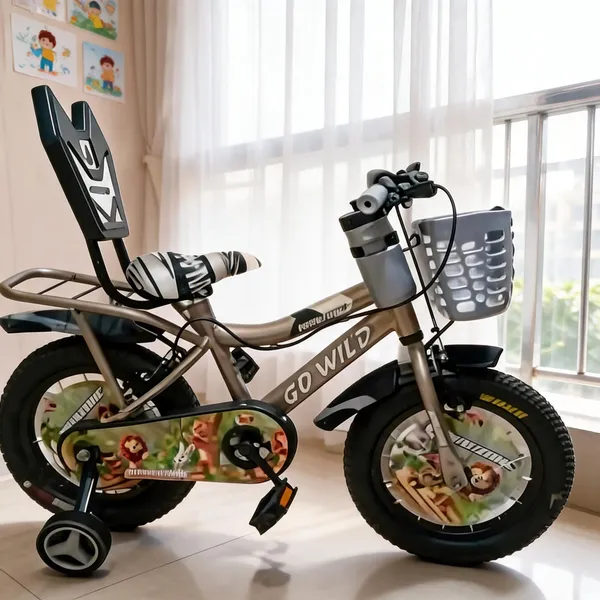 Multicolor_Steel_Frame_14-16_Inch_Bicycle_With_Training_Wheels_For_Kids