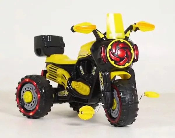 Yellow_Kids_Tricycle_With_Rear_Storage_Box