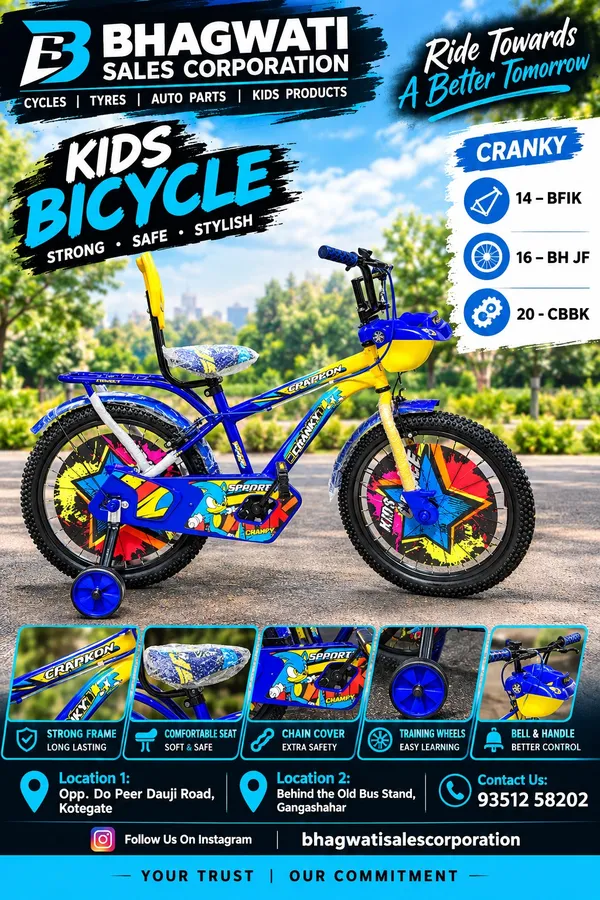 Blue_Kids_Bicycle_With_Training_Wheels