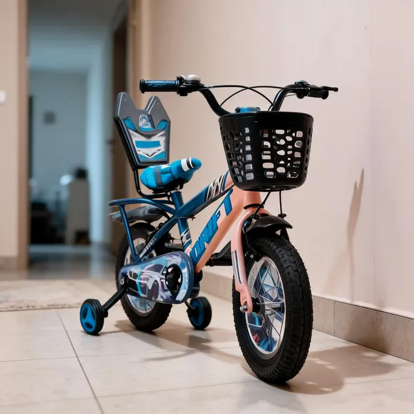 Blue_Pink_Steel_Frame_Bicycle_With_Training_Wheels_For_Kids