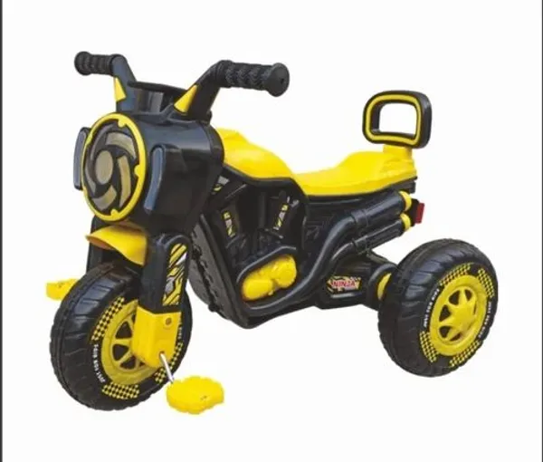 Yellow_Black_Pedal_Ride-On_Tricycle_for_Kids