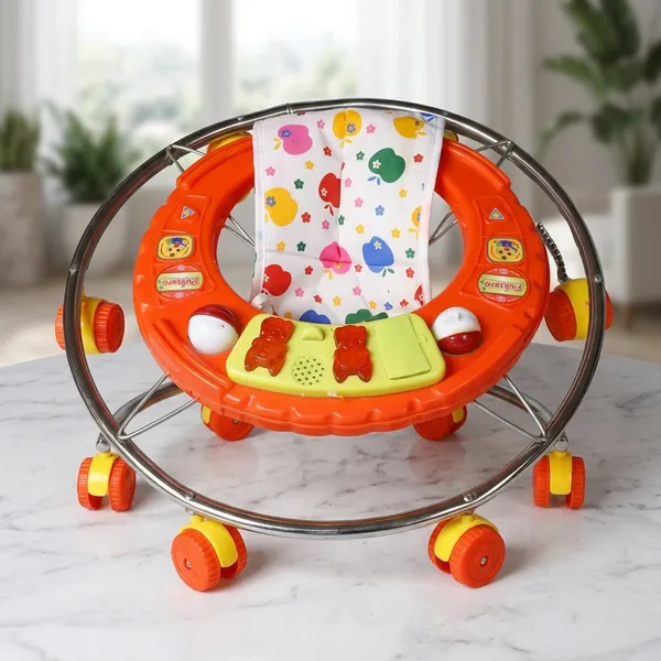 Red_Metal-Plastic_Round_Musical_Baby_Walker_For_Babies