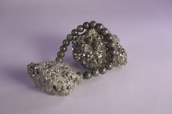 Pyrite_Bracelet_&_Geode