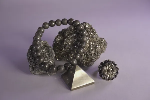 Pyrite_Bracelet,_Geode,_Ring_&_Pyramid