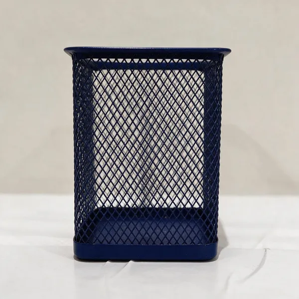 Navy_Blue_Steel_Mesh_Pen_Holder