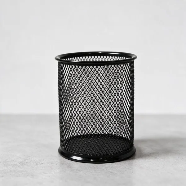 Black_Steel_Mesh_Pen_Holder