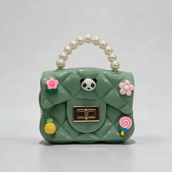 Green_Plastic_Mini_Handbag_For_Women