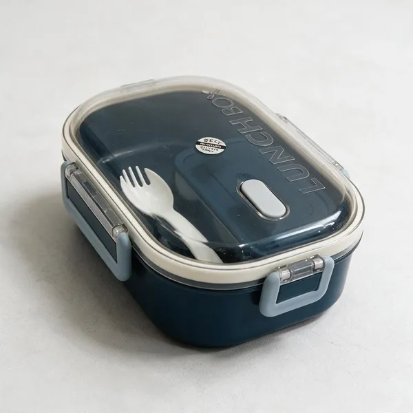 Plastic_Dark_Blue_Lunch_Box_With_Spoon_500Ml