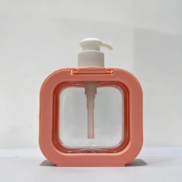 Plastic_Pink_Portable_Liquid_Soap_Dispenser_Set_Of_2