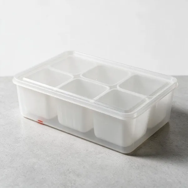 Plastic_Clear_Six-Compartment_Food_Storage_Container