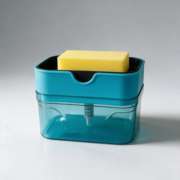 Plastic_Modern_Solid_Blue_Soap_Dish