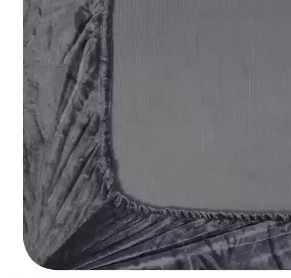 Grey_Premium_Velvet_Bedsheets_With_Pillow_Covers