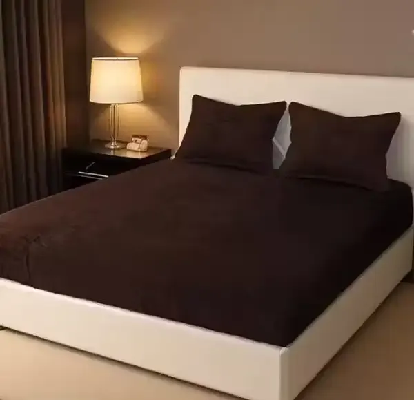 Brown_Premium_Velvet_Bedsheets_With_Pillow_Covers