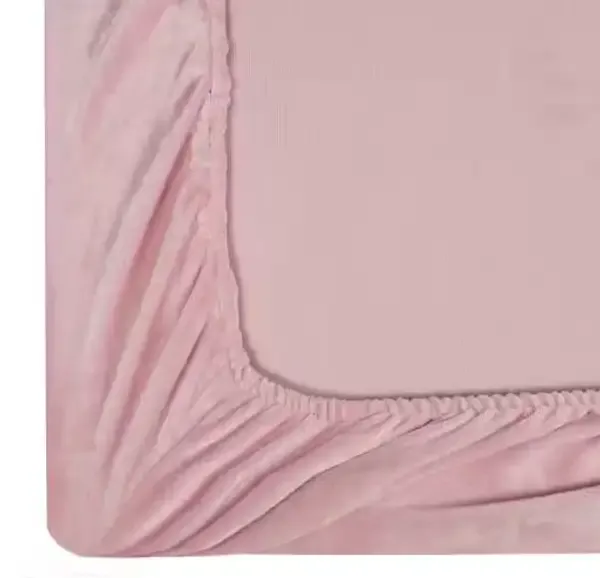 Pink_Premium_Velvet_Bedsheets_With_Pillow_Covers